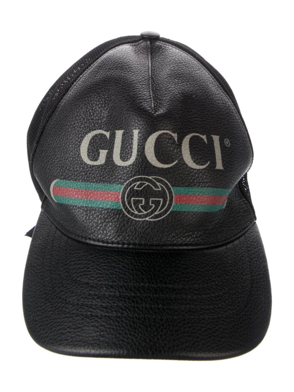 Gucci Leather Baseball Cap